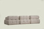 Atelier Del Sofa Doblo Sofá de 3 Plazas Cream Bouclette